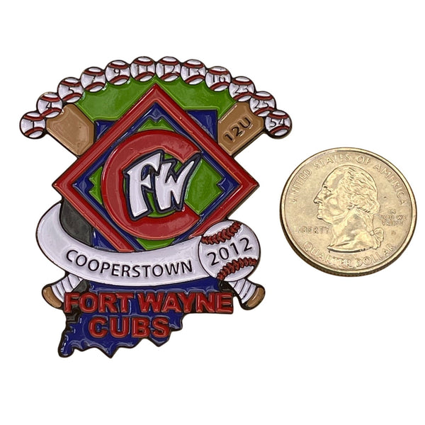 Fort Wayne Cubs 2012 Cooperstown trading pin