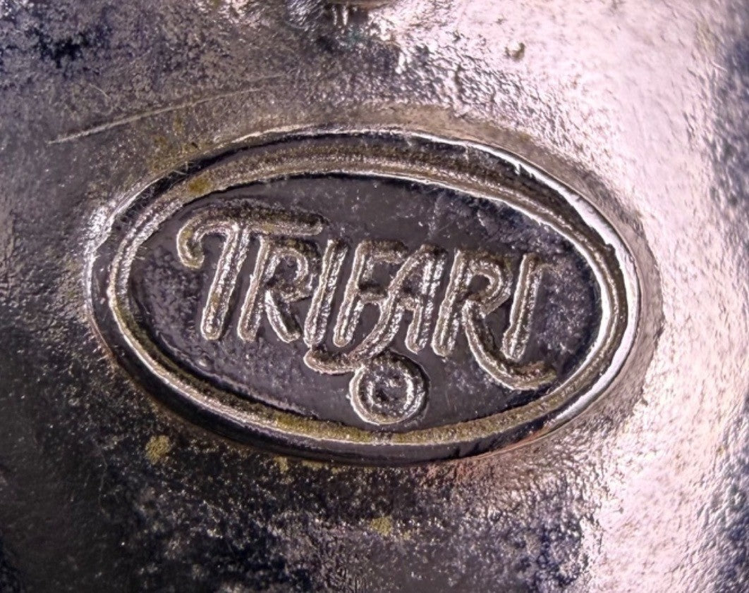 Trifari Womens Silver Tone Metal Heart Pendant Vintage Jewelry