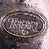 Trifari Womens Silver Tone Metal Heart Pendant Vintage Jewelry