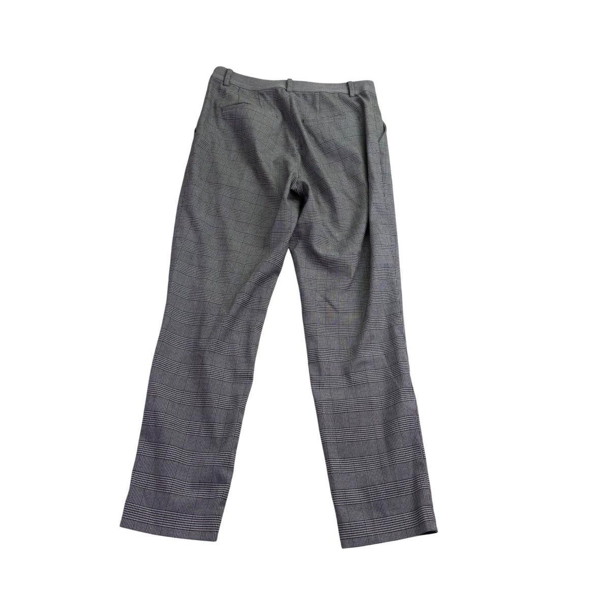 Uniqlo Womens Gray Plaid Straight-Leg Dress Pants Size S 26-27"