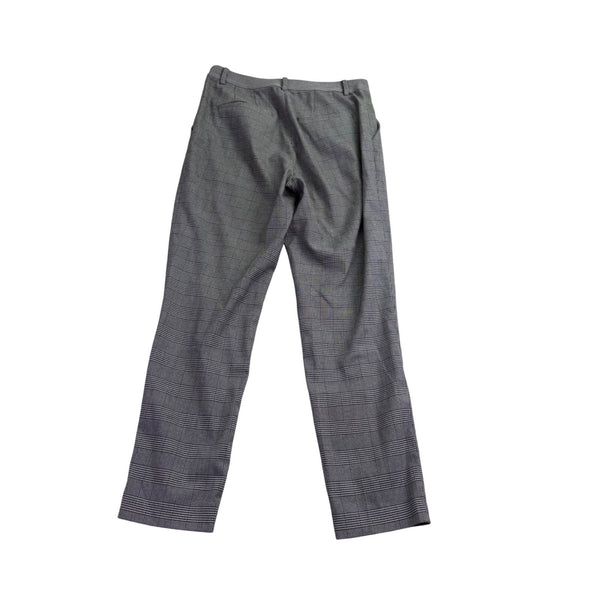 Uniqlo Womens Gray Plaid Straight-Leg Dress Pants Size S 26-27"