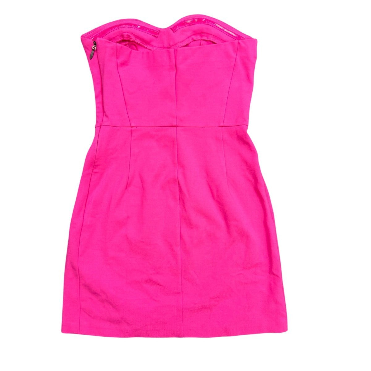 Hollister Womens Pink Viscose Strapless Mini Dress Stylish Design Sz XS