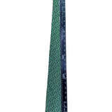 Vineyard Vines Mens Green Silk Candy Cane Patterned Tie