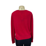 Charter Club Luxury Women's Cashmere Red Long Sleeve Blouse Shirt Sz L - NWT
