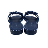 Marc Fisher Women’s Black Multi-Color Polka Dot Laken Slide Sandals Size 7.5 M