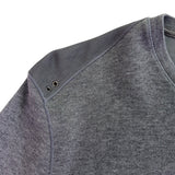 Calvin Klein Mens Medium Grey Cotton V-Neck Liquid Rib Long Sleeve Sweater Sz XL