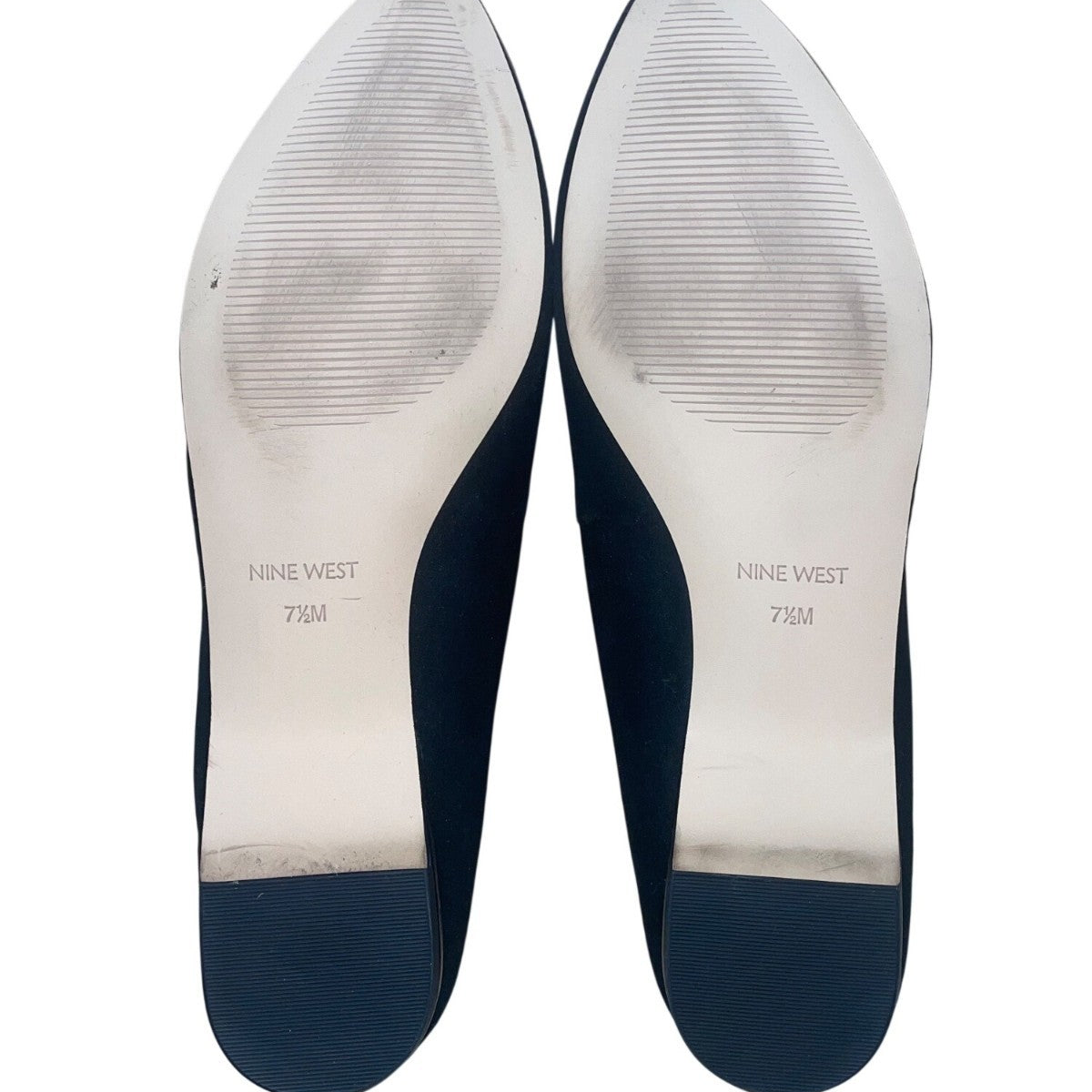 Nine West Women’s Black Suede Slip On Speakup Ballet Flats Size 7.5M