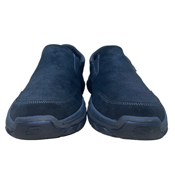 Skechers Men’s Black Slip-On Air-Cooled Memory Foam Goodyear Soles Size 15
