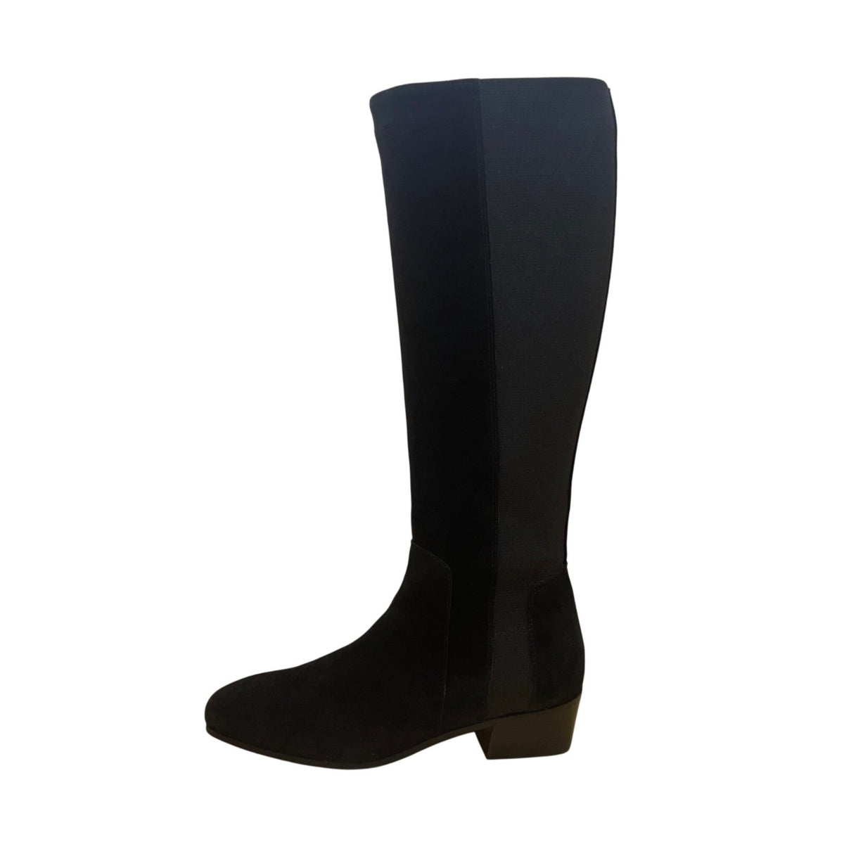 Aquatalia Women’s Black Suede & Stretch Calve Knee-High Nolita Boots Size 6.5M