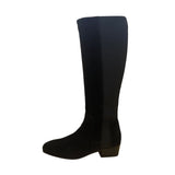 Aquatalia Women’s Black Suede & Stretch Calve Knee-High Nolita Boots Size 6.5M