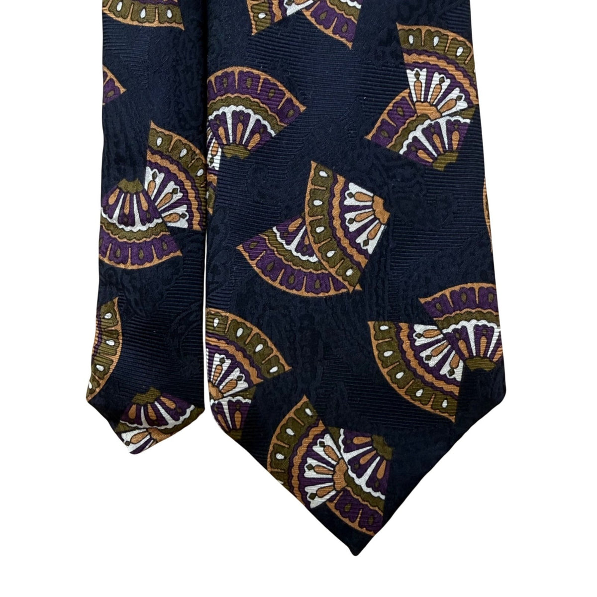 Robert Talbott Mens Navy Silk Neck Tie Woven Print Italy Handcrafted Nordstrom