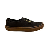 Vans Men’s Black Canvas Gum Sole Low Top Lace Up Authentic Sneakers Size 9.5