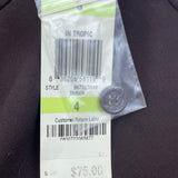 INC Womens Brown Straight Leg Dress Pants Size 4 - New