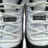Air Jordan Men’s White & Emerald Green Patent Leather Low Top Sneakers Sz 12