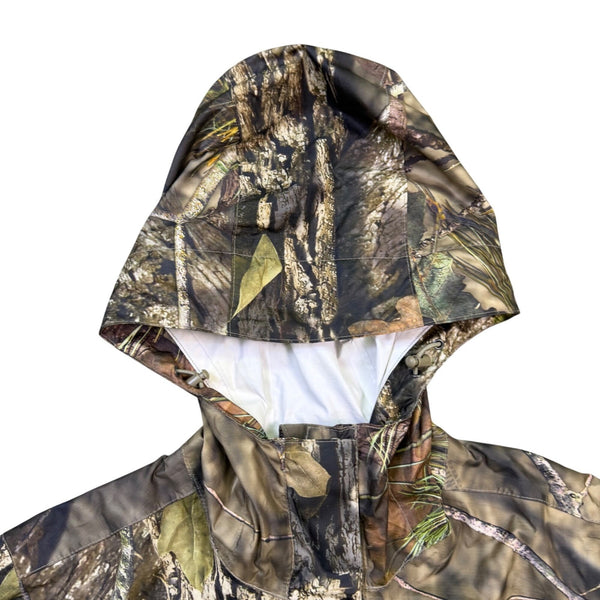 Rustic Ridge Womens Camouflage Hooded Outdoor Jacket Lightweight Durable Sz XS
