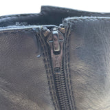 Lucky Brand Women’s Black Leather Sleek Heeled Ankle Booties Size 7