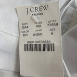 J. Crew Womens Blue & Yellow Floral Cotton Strapless Dress Summer Party Size 6