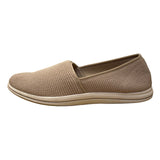 Clarks Women’s Beige Slip-On Stretchy Design Cloud-Steppers Shoes Size 10N