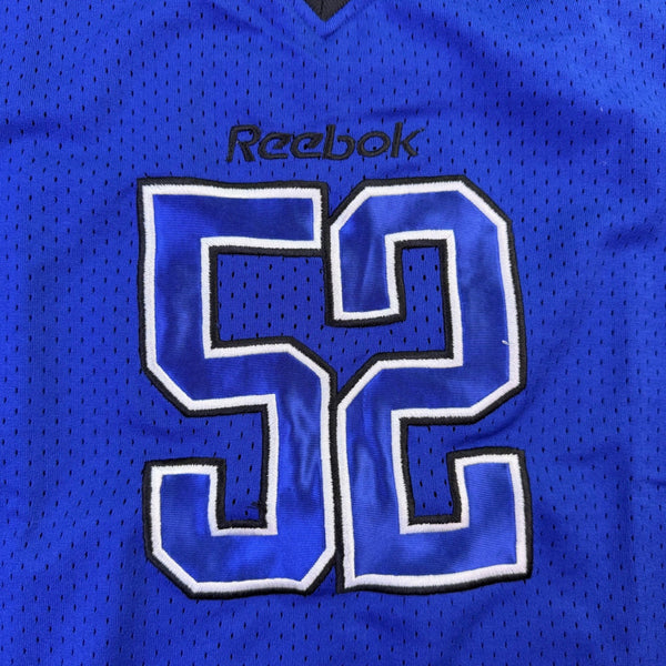 Reebok Mens Blue Football Shirt 52 Sportswear Casual Size XL