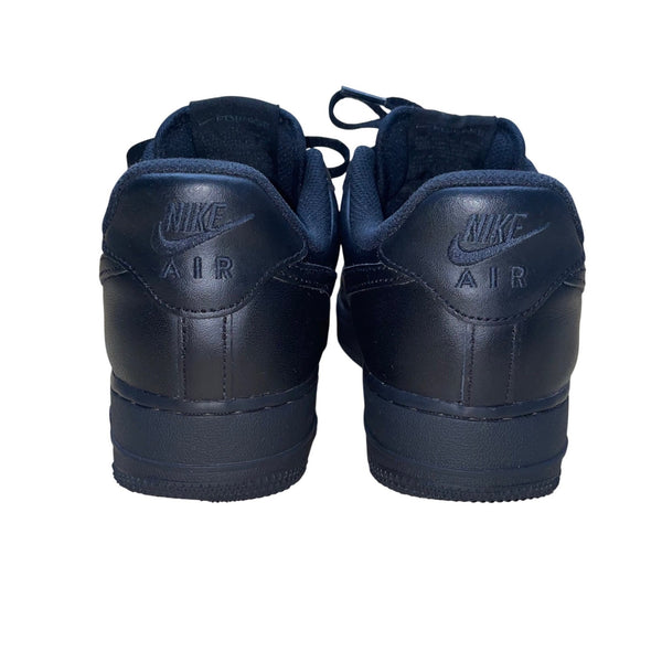 Nike Men’s Triple Black Leather Lace-Up Flyease Air Force 1 Sneakers Size 6