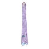 Bert Pulitzer Mens Pink Silk Patterned Tie All Season Elegant Design