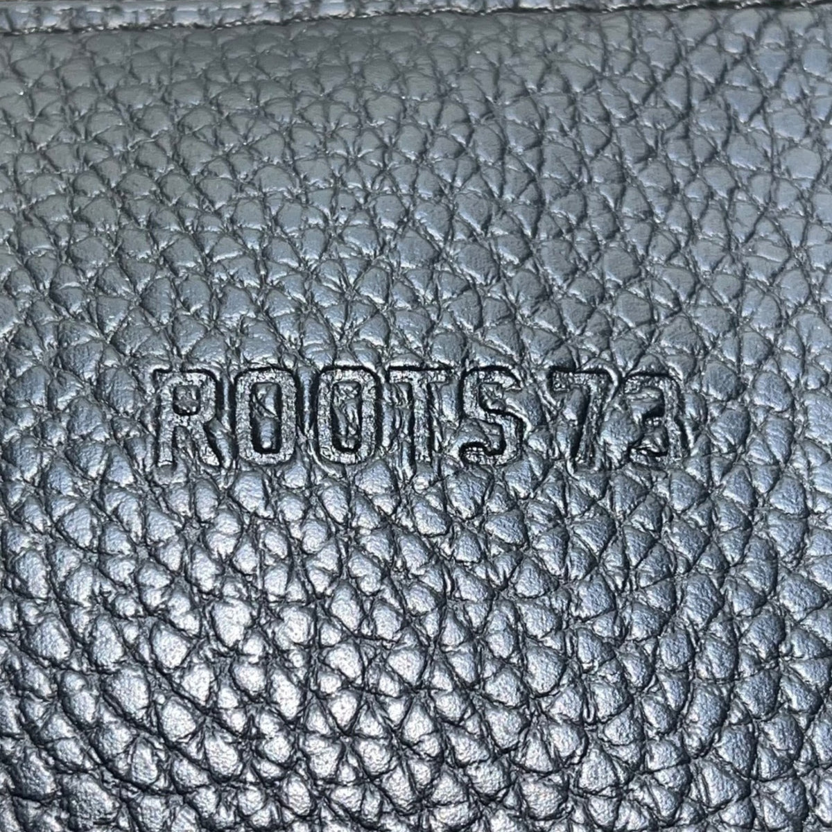 Roots 73 Women’s Black Nylon & Faux Leather With Front Zipper Pocket Tote Bag