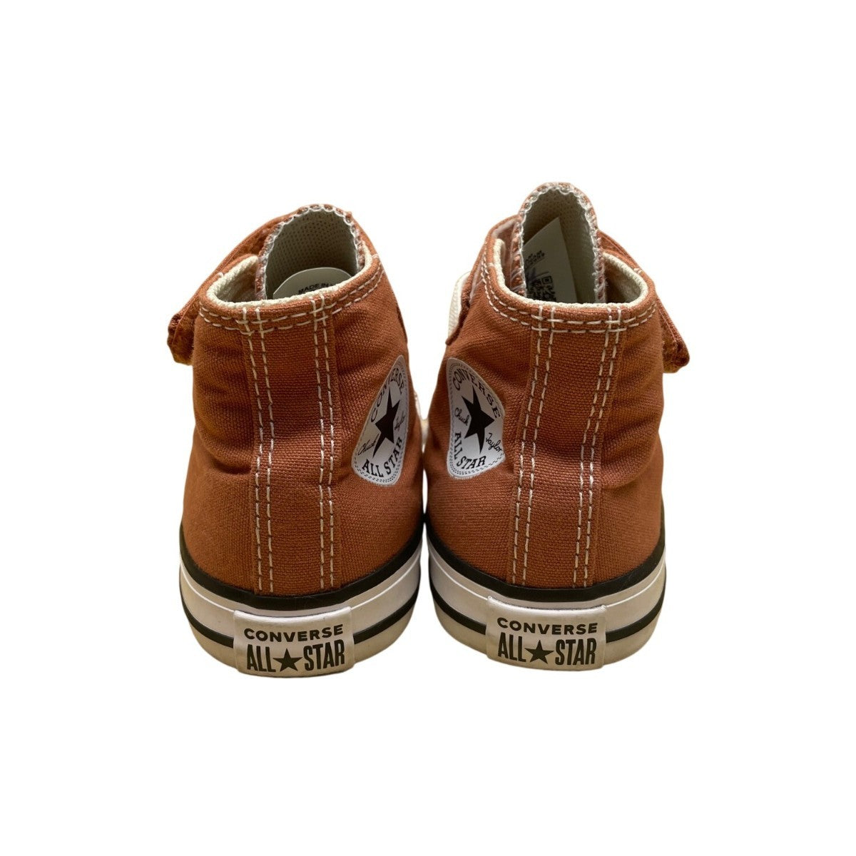 Converse Toddler Brown Canvas With Adhesive Strap High-Top Sneakers Size 6