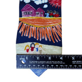 Save The Children Mens Multi-Color 100% Silk Art Tie By Mary Age 9