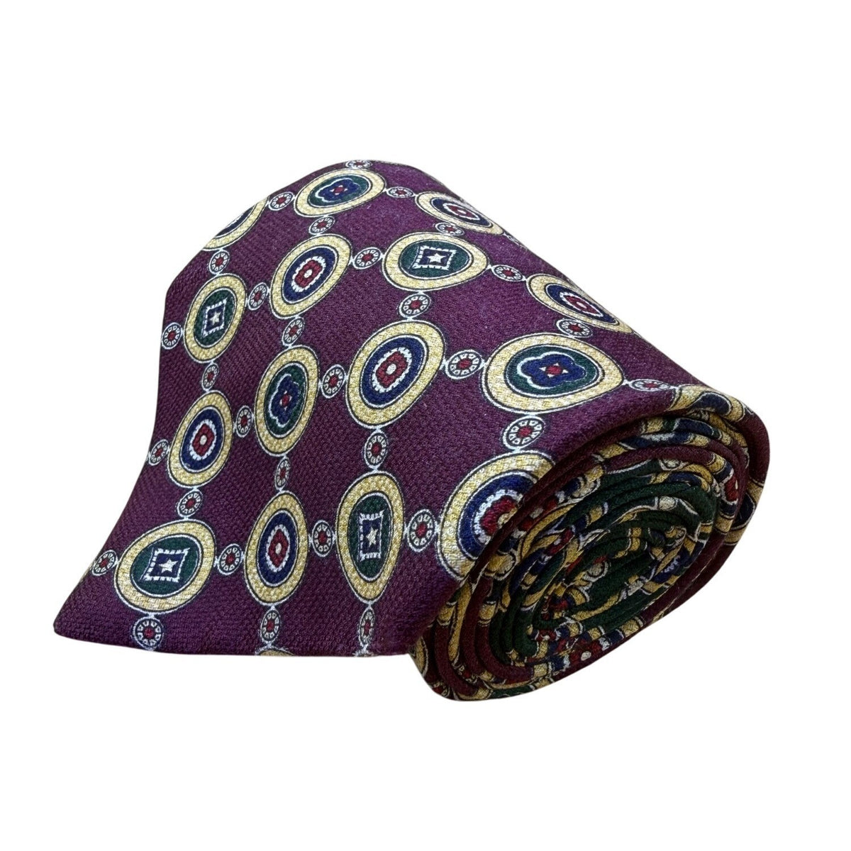 Tommy Hilfiger Mens Multi-Color 100% Italian Silk Patterned Ties