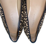 Talbots Women’s Leopard Print Calf Hair Tasseled Francesca Driving Flats Sz 6.5M