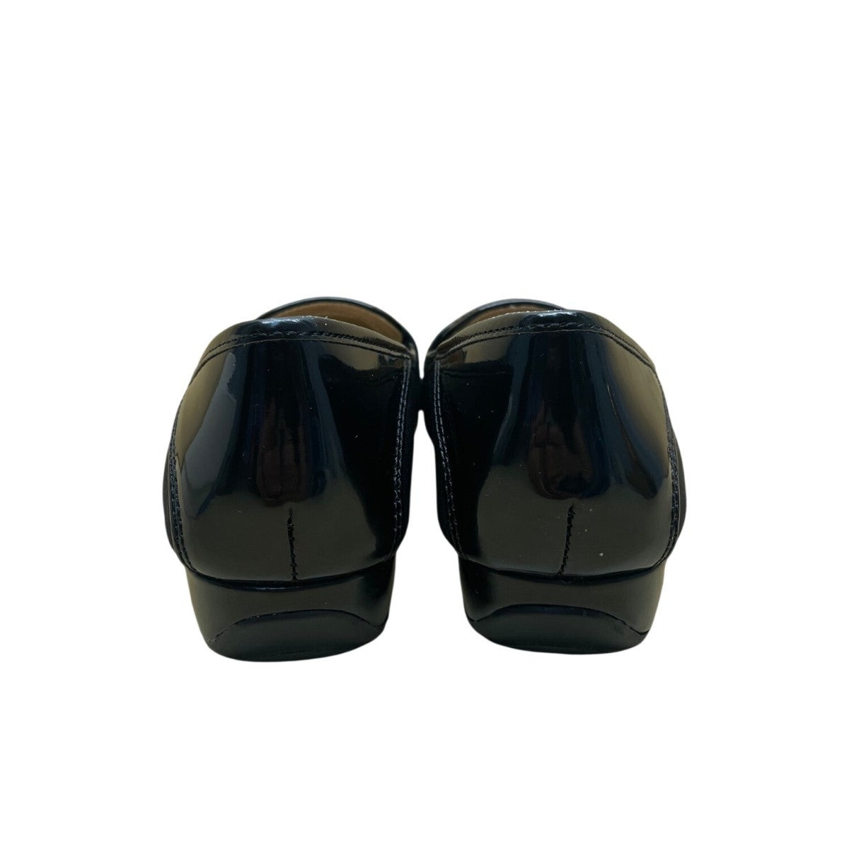Kelly & Katie Women’s Black Fabric With Patent Trim Slip-On Danic Loafer Size 7M