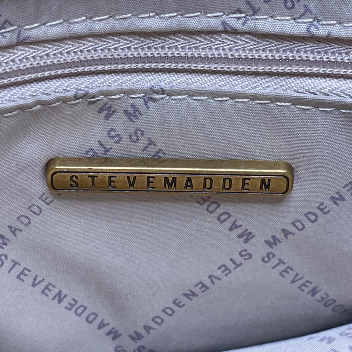 Steve Madden Women’s Pink Faux Leather Handheld Strap Detail Mini Crossbody Bag