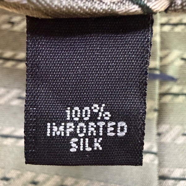 Jones New York Mens Gray 100% Silk Striped Necktie Elegant Pattern Classic Style