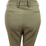 Peace of Cloth Women's Slim Fit Brown With Button Closure Size 10 - New