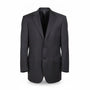 Dockers Mens Black Two-Button Suit Jacket Classy Office Ready Blazer 42R