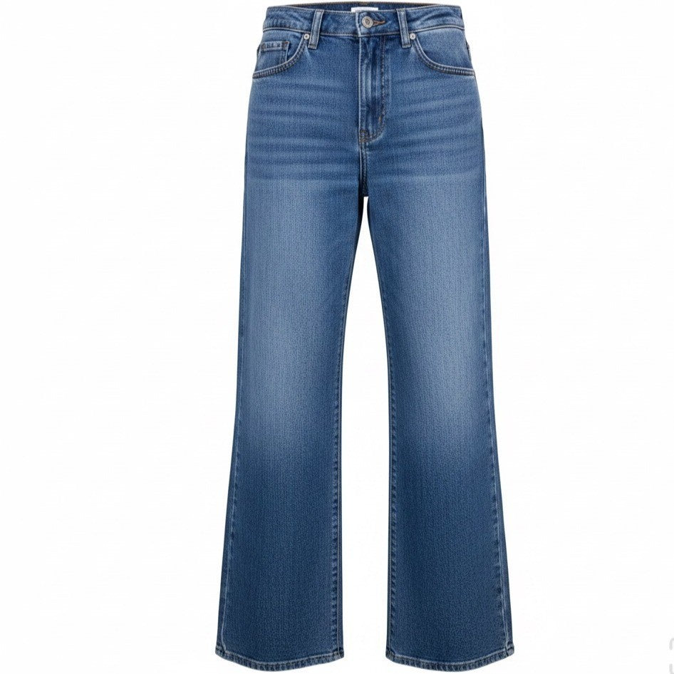 Billabong Womens Blue Denim High Waist Wide Leg Jeans Size 27