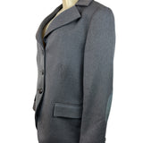 Collezioni Women's Gray Blazer Sz 16 (EU 48)