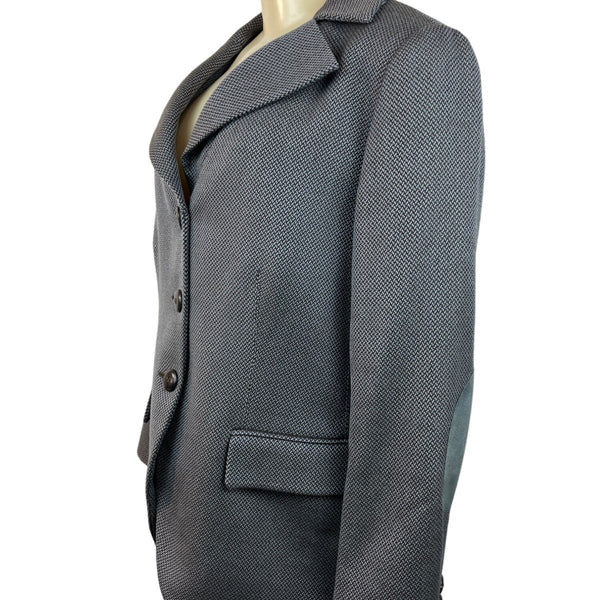 Collezioni Women's Gray Blazer Sz 16 (EU 48)