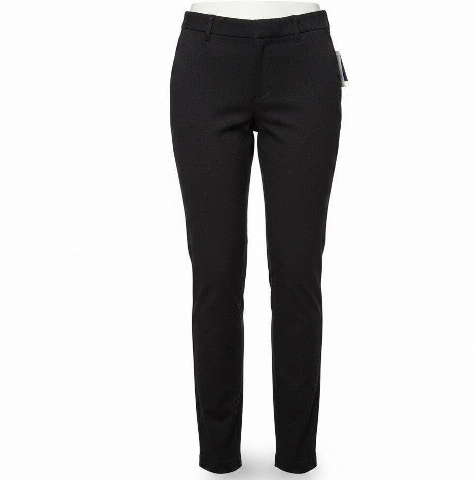 Gap Womens Black Cotton & Spandex Skinny Ankle Mid-Rise Stretch Pants 16R