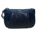Coach Women’s Black Leather Wristlet Compact Purse
