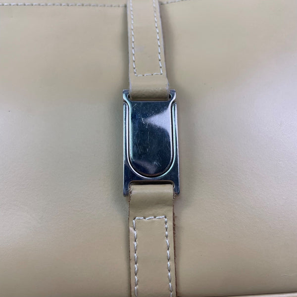 Coro Vesi Women’s Beige Faux Leather Strap Detail Modern Shoulder Bag