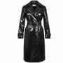 Calvin Klein Womens BlackTrench Coat Size M