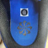 Nike Youth Black & Blue Synthetic Leather Lace-Up Casual Sneakers Size 3.5Y