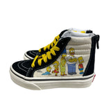 Vans Sk8 Hi Zip Kids The Simpsons 1987-2020 Sz 10.5K - NWB