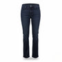Lee Womens Dark Wash Denim Relaxed Straight-Leg Jeans Mid-Rise Short Size 10