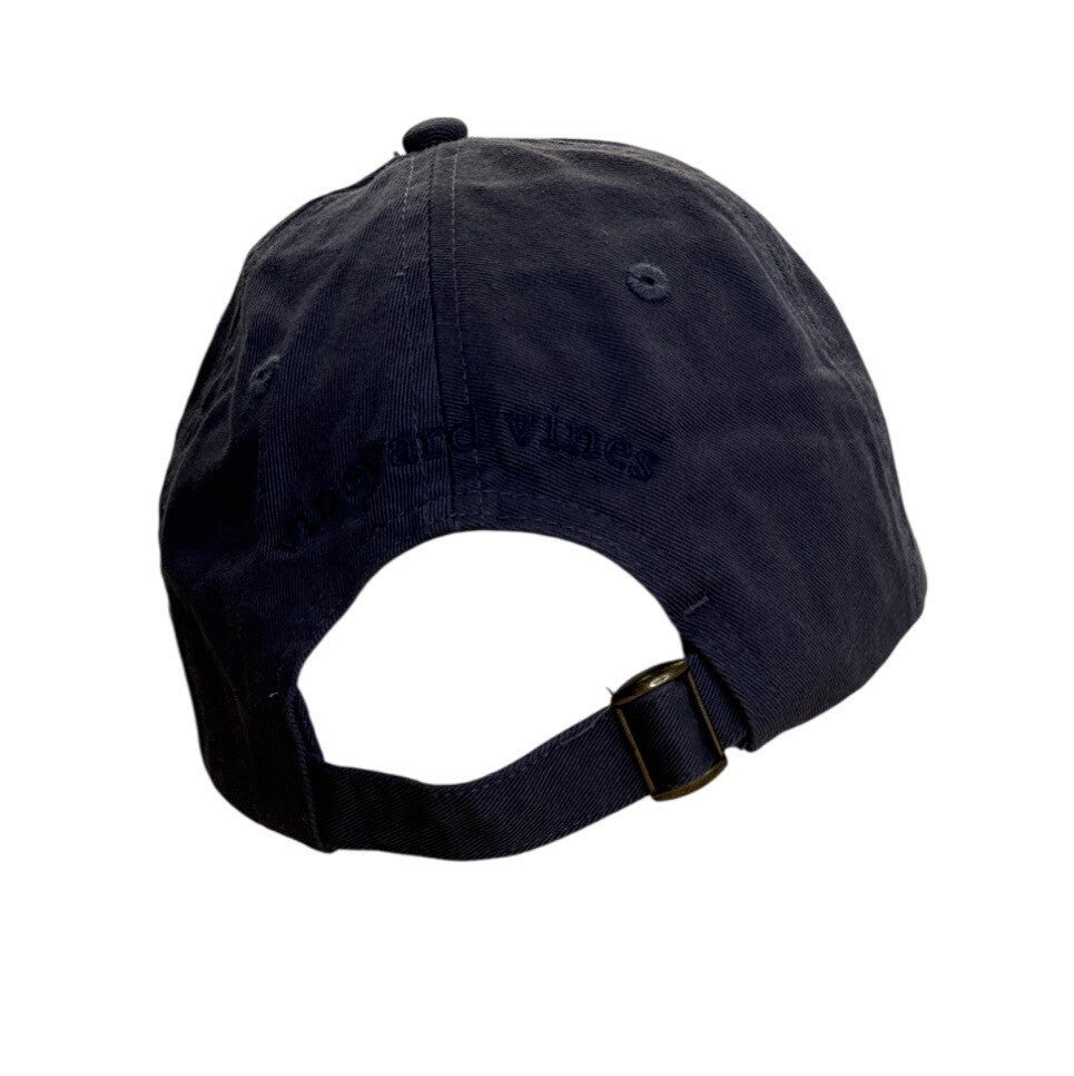 Vineyard Vines Gray Cotton Adjustable Baseball Cap For Adults