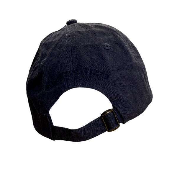 Vineyard Vines Gray Cotton Adjustable Baseball Cap For Adults