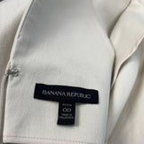 Banana Republic Womens Beige Cotton Blend Halter Dress Size 00 Petite