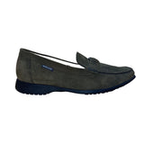 Mephisto Women’s Dark Green Suede Cool-Air Technology Slip-On Loafers Size 9.5US