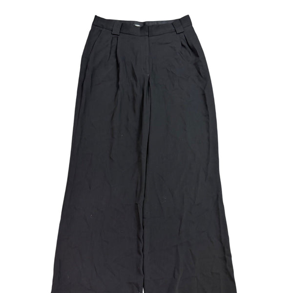Express Womens Black Wide-Leg Stylist Pants Stylish Design Sz 12R